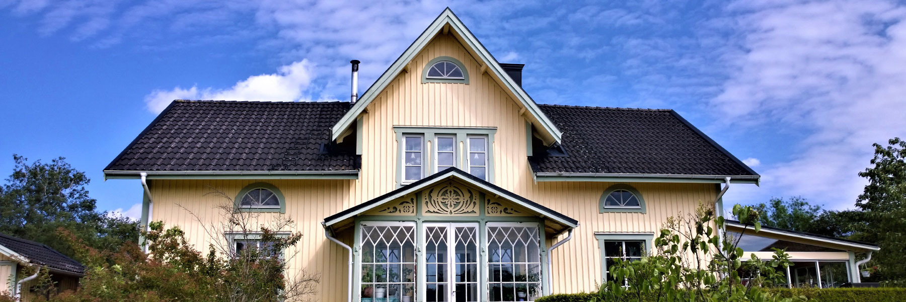 Fasadmålning villa